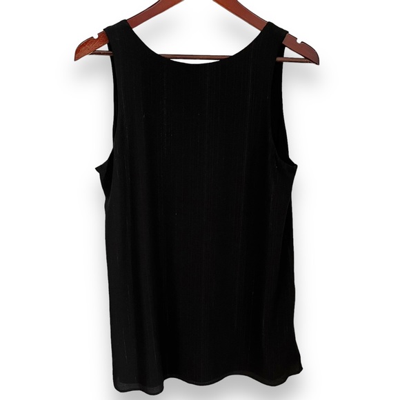 Camber and Grace black sleeveless top with lining size large - Picture 2 of 8
